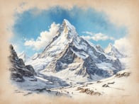 Das malerische Skigebiet mit atemberaubender Bergkulisse