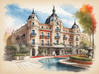 Erleben Sie spanische Eleganz und Luxus im NH Hotels Collection Madrid Eurobuilding - Spanien.