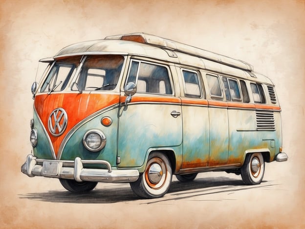 Auf dem Bild ist ein alter VW-Bus zu sehen, der in entspannenden Farben lackiert ist. Dieser klassische Transporter hat einen nostalgischen Charme und erinnert an die 60er und 70er Jahre.

Wenn du Informationen über das NH Hotels Barcelona Entenza suchst, kann ich dir sagen, dass dieses Hotel eine gute Lage bietet, die es einfach macht, die Stadt zu erkunden. Es bietet moderne Annehmlichkeiten, komfortable Zimmer und ist ideal für Reisende, die sowohl Geschäfts- als auch Urlaubsreisen in Barcelona planen. In der Nähe des Hotels befinden sich auch wichtige Verkehrsanbindungen und viele lokale Attraktionen.