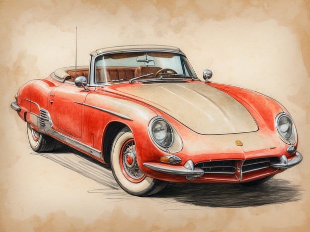 Auf dem Bild ist ein klassisches, rot-beiges Cabriolet zu sehen. Es hat eine elegante Form und scheint aus einer früheren Epoche zu stammen, vermutlich aus den 1950er oder 1960er Jahren. Solche Autos sind oft in Oldtimer-Ausstellungen oder auf Autoshows zu finden.

Das NH Hotels Collection Monterrey San Pedro liegt in Monterrey, Nuevo León, Mexiko, und ist bekannt für seine moderne Ausstattung und zentrale Lage. Obgleich es keine Verbindung zwischen dem Hotel und dem dargestellten Auto gibt, könnten Autofans aus der Region bei einem Aufenthalt im Hotel an Veranstaltungen oder Treffen für Oldtimer interessiert sein.