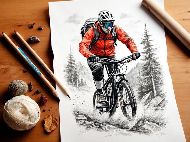 Auf dem Bild ist ein Radfahrer zu sehen, der mit einem Mountainbike fährt. Diese Szene könnte gut die Attraktionen von Kicking Horse widerspiegeln, wo man spektakuläre Mountainbike-Strecken und atemberaubende Berglandschaften genießen kann. Kicking Horse ist bekannt für seine herausfordernden Trails, die sowohl für Anfänger als auch für erfahrene Biker geeignet sind. Die Umgebung umfasst malerische Ausblicke, die ideal für Outdoor-Abenteuer sind.