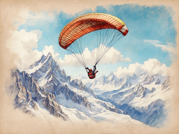 Auf dem Bild sieht man einen Paraglider, der über eine beeindruckende Berglandschaft fliegt. In Verbier kann man ähnliche Aktivitäten erleben, wie zum Beispiel:

- Paragliding von den hohen Gipfeln aus, um die atemberaubende Aussicht auf die Alpen zu genießen.
- Wandern auf den vielen malerischen Wanderwegen, die durch die Berge führen.
- Skifahren oder Snowboarden in den Wintermonaten, wenn der Schnee die Pisten bedeckt.
- Mountainbiken auf den ausgelegten Trails im Sommer.

Diese Aktivitäten machen Verbier zu einem beliebten Ziel für Abenteuerliebhaber und Naturliebhaber.