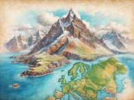 Island - Die geografische Lage im Herzen Europas.