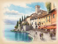 Erkunden Sie das historische Lazise am Gardasee: Eine Stadt voller mittelalterlichem Charme und einer imposanten Burg.