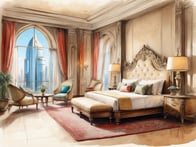 Entdecke die moderne Eleganz des Hotels Studio M Arabian Plaza in Dubai.