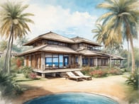 Entspannung pur an der tropischen Küste Sri Lankas: Genieße Luxus und Erholung im Peace Haven Tangalle Resort.