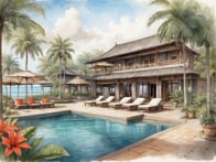 Ein exklusives Luxusresort inmitten der atemberaubenden Landschaft Thailands.