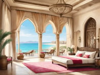 Ein luxuriöses Resort mit atemberaubendem Blick auf das kristallklare Wasser des Arabischen Golfs - Erleben Sie unvergleichlichen Komfort und erstklassigen Service in Ras Al Khaimah.