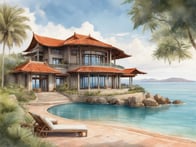 Erleben Sie Luxus und Erholung in den exklusiven Villen von Anantara Hotels & Resorts in Quy Nhon, Vietnam.