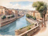 Der Tiber - Geschichte und Bedeutung des majestätischen Flusses für die Stadt Rom.
