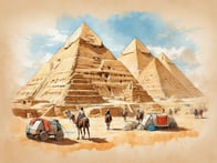 Passende Medikamente für einen unbeschwerten Besuch der Pyramiden in Ägypten
