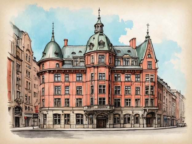 Auf dem Bild ist ein historisches Gebäude zu sehen, das durch seine markante Architektur und die auffällige Fassade besticht. Es könnte das Jenisch Haus sein, das mit seiner eleganten Form und den charakteristischen Türmen ein wichtiges kulturelles Erbe darstellt. 

Die Geschichte des Jenisch Hauses ist eng mit der jenischen Kultur verbunden, die traditionell von einer Gemeinschaft geprägt ist, die oft als Randgruppe betrachtet wurde. In dem Gebäude, das heute Teil eines Museums ist, werden die Herausforderungen und der Lebensstil der Jenischen anschaulich dargestellt. Es zeigt, wie dieses historische Erbe bewahrt und gewürdigt wird, während gleichzeitig die soziale und kulturelle Bedeutung der Jenischen in der Gesellschaft thematisiert wird. 

Das Jenisch Haus ist somit nicht nur architektonisch bemerkenswert, sondern auch ein Ort der Erinnerung und des Lernens über eine einzigartige Kultur.