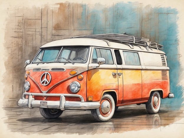 Auf dem Bild ist ein klassischer VW-Bus zu sehen, der in warmen Farben gestaltet ist. 

Eine Reiseabbruchversicherung bietet mehrere Vorteile und Leistungen, die für Reisende wichtig sein können:

1. **Finanzielle Absicherung**: Im Falle eines unerwarteten Abbruchs der Reise, etwa durch Krankheit oder einen familiären Notfall, erstattet die Versicherung die bereits gezahlten Reisekosten.

2. **Umbuchungsgebühren**: Oft übernimmt die Versicherung auch die Kosten für Umbuchungen oder zusätzliche Gebühren, die durch die Reiseänderung entstehen.

3. **Schutz bei Rückreise**: Sollte eine sofortige Rückreise notwendig werden, wird auch diese unter Umständen abgedeckt.

4. **Beratung und Unterstützung**: Viele Versicherungen bieten eine 24/7-Hotline, die im Notfall Unterstützung und Beratung bereitstellt.

5. **Einfache Abwicklung**: Im Vergleich zu anderen Versicherungsleistungen sind die Ansprüche meist relativ unkompliziert zu beantragen, was eine schnelle Rückerstattung ermöglicht. 

Eine Reiseabbruchversicherung kann somit ein wichtiger Schutz für unvorhergesehene Ereignisse während der Urlaubszeit sein.