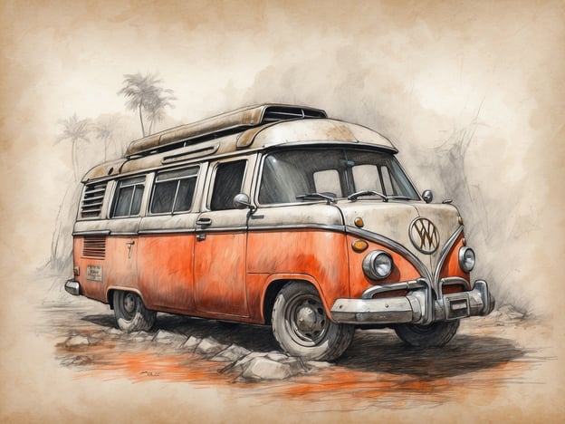 Auf dem Bild ist ein nostalgischer VW-Bus zu sehen, der die geheimnisvolle Welt der Lost Places verkörpert. Diese Fahrzeuge, oft in verlassenen Orten entdeckt, erzählen Geschichten von Abenteuern und Träumen vergangener Zeiten. Der Bus, mit seinem auffälligen orangefarbenen und weißen Farbdesign, scheint hier in einer fast unberührten Umgebung zu stehen, umgeben von einer mystischen Atmosphäre. Man kann sich vorstellen, wie er einst Reisende zu fernen Zielen brachte, während er nun der Zeit und der Natur überlassen ist. Solche Bilder wecken die Fantasie und laden dazu ein, die erlebten Geschichten zu ergründen.