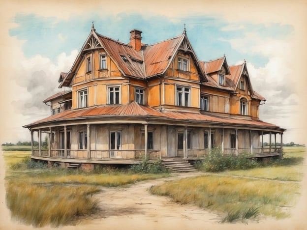 Auf dem Bild ist eine verlassene, prächtige Villa zu sehen, die von viel Grün umgeben ist. Diese Art von Gebäude ist typisch für Lost Places, die man auf Usedom erkunden kann. Die faszinierende Architektur und die sanierenden Elemente zeugen von vergangenem Glanz und laden dazu ein, die Geschichten und Geheimnisse zu entdecken, die in diesen vergessenen Orten verborgen liegen. Der verwilderte Garten und die schadhafte Fassade verleihen dem Ort eine mysteriöse Atmosphäre, die perfekte Kulisse für Abenteuerlustige und Geschichtsinteressierte.