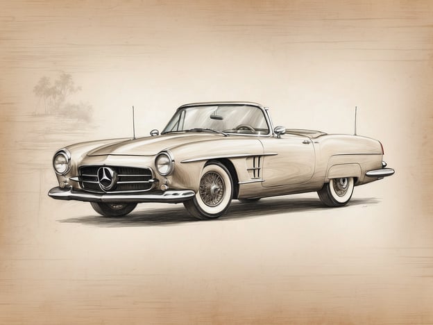 Auf dem Bild ist ein klassisches Auto, ein Mercedes-Benz 300 SL Roadster, zu sehen. Es ist in einer hellen Farbe und zeichnet sich durch seine eleganten Linien und den nostalgischen Stil aus.

Was ist der MSC Yacht Club? 
Der MSC Yacht Club ist ein exklusiver Bereich auf MSC Kreuzfahrtschiffen, der Luxus und Privatsphäre bietet. Gäste im Yacht Club genießen eine Vielzahl von Premium-Dienstleistungen wie persönliche Butler, private Lounges, ein separater Poolbereich sowie Zugang zu speziellen Restaurants und Bars. Es ist ideal für Reisende, die ein gehobenes Kreuzfahrterlebnis suchen.