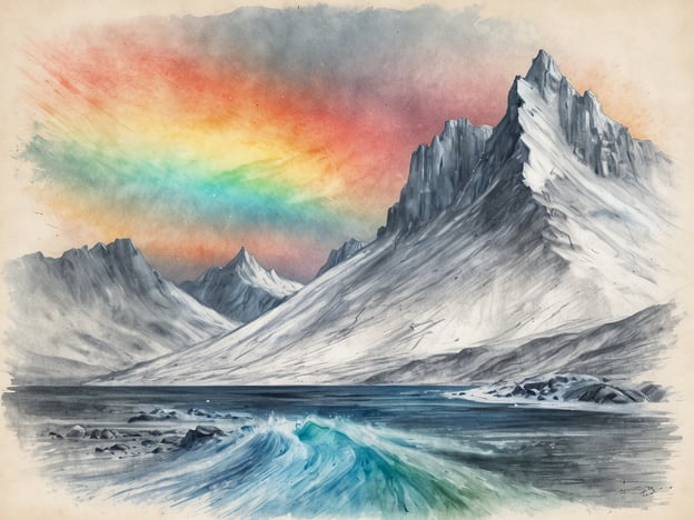 Auf dem Bild sind majestätische Berge und eine bunte Aurora Borealis (Polarlichter) über einer Wasseroberfläche zu sehen. Diese traumhafte Szenerie ist typisch für Gebiete, in denen Polarlichter häufig beobachtet werden können.

Die Top 3 Orte für die Beobachtung von Polarlichtern sind:

1. **Tromsø, Norwegen** – Bekannt für ihre klaren Nächte und spektakulären Lichter, besonders im Winter.
2. **Lappland, Finnland** – Ein beliebter Ort mit wenig Lichtverschmutzung und einer hohen Wahrscheinlichkeit für Polarlichter.
3. **Reykjavik, Island** – Von der Hauptstadt aus leicht erreichbar, bietet viele Möglichkeiten zur Polarlichtbeobachtung in der Umgebung. 

Diese Orte sind ideal, um das Naturschauspiel der Polarlichter zu erleben.