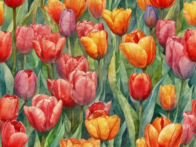 Auf dem Bild sind wunderschöne, bunte Tulpenfelder zu sehen. Die Schönheit der Tulpenfelder erleben bedeutet, dass man die Vielfalt der Farben und Formen der Tulpen, die von leuchtendem Rot über sanftes Pink bis hin zu strahlendem Orange und Lila reichen, bewundern kann. Diese Farben verleihen der Landschaft ein lebhaftes und fröhliches Ambiente, das zum Verweilen und Genießen einlädt.