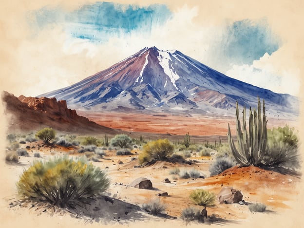 Auf dem Bild ist der Teide zu sehen, der höchste Berg Spaniens und ein zentraler Bestandteil des Teide Nationalparks auf Teneriffa. Die vulkanische Landschaft wird durch trockene Vegetation, charakteristische Pflanzen und karge Felsformationen geprägt. Teneriffa ist außerdem bekannt für sein lebendiges Nachtleben, und diese einzigartige Kombination aus Natur und urbanem Leben macht die Insel zu einem faszinierenden Reiseziel.