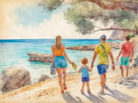 Erleben Sie unvergessliche Familienmomente in den farbenfrohen Buchten von Calas de Mallorca.