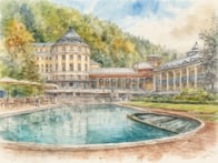 Eine Oase der Ruhe in historischer Kulisse: Entspannen in der Karlsbader Therme.