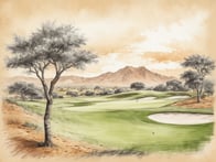 Die Traumlandschaften der Golfplätze in Südafrika.