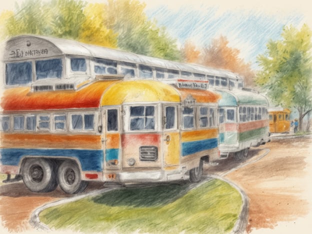 Auf dem Bild sind mehrere bunte Busse zu sehen, die auf einer Straße oder in einem Park angeordnet sind. Die Nutzung von verschiedenen Farben und die Form der Busse vermitteln eine nostalgische Atmosphäre.

Warum die Kanarischen Inseln im November besuchen? Im November kann man milde Temperaturen und weniger Touristen erwarten, was die Erkundung der wunderschönen Landschaften und Strände angenehmer macht. Außerdem finden viele lokale Feste und Veranstaltungen statt, die einen tiefen Einblick in die Kultur der Inseln bieten. Die ideale Zeit, um die Natur zu genießen und sich zu entspannen!