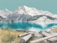 Entdecke die faszinierende Naturkulisse von Zell am See: Alpenidylle am klaren Seeufer.