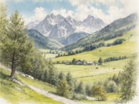Eine Ode an die Schönheit der Salzburger Bergwelt: Maria Alm - wo Idylle und Alpenpanorama eins werden.