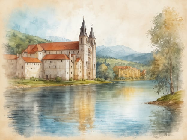 Auf dem Bild ist eine malerische Landschaft zu sehen, die an den Mondsee in Österreich erinnern könnte. Kulturelle Highlights in dieser Region sind unter anderem die beeindruckende St. Wolfgang Kirche, die für ihre schöne Architektur bekannt ist. Ein weiterer bedeutender Ort ist die historische Stadt Mondsee mit ihrer eindrucksvollen Basilika, die vor allem für ihre prachtvollen Fresken berühmt ist. Die idyllische Umgebung lädt auch zu Aktivitäten wie Wandern und Bootfahren ein, die den Besuchern die Schönheit der Natur näherbringen.