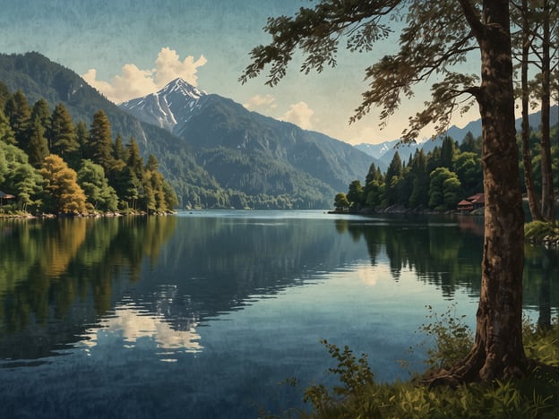 Auf dem Bild ist eine malerische Landschaft mit einem ruhigen See, umgeben von majestätischen Bergen und üppigen Wäldern zu sehen. Die sanften Wellen des Wassers reflektieren die herrliche Natur und schaffen eine friedliche Atmosphäre.

Hier sind einige Geheimtipps für unvergessliche Paarreisen:

1. **Geheime Buchten entdecken**: Sucht abgelegene Strände oder versteckte Buchten, um gemeinsam Privatsphäre zu genießen.

2. **Sonnenuntergangs-Picknick**: Bereitet ein romantisches Picknick zum Sonnenuntergang vor. Wählt einen besonderen Ort mit Blick auf die untergehende Sonne.

3. **Aktivitäten in der Natur**: Unternehmt gemeinsame Wanderungen oder Bootsfahrten, um die Umgebung hautnah zu erleben und die Natur zu genießen.

4. **Lokal kochen**: Nehmt an einem Kochkurs für lokale Gerichte teil, um zusammen neue kulinarische Fähigkeiten zu erlernen.

5. **Wellness für zwei**: Verbringt einen Tag in einem Wellness-Center mit Paaranwendungen, um euch zu entspannen und zu erholen.

Durch diese Erlebnisse könnt ihr eure Verbindung vertiefen und unvergessliche Erinnerungen schaffen!