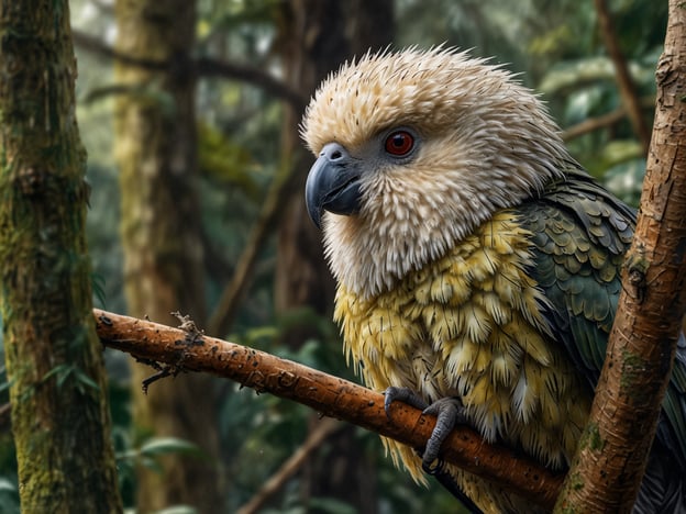 Auf dem Bild ist ein auffälliger Vogel zu sehen, der in den einzigartigen Ökosystemen tropischer Regenwälder vorkommt. Diese Vögel sind oft an ihre Umgebung angepasst und haben beeindruckende Farben sowie Federn, die sie sowohl tarnen als auch schützen. 

Regenwälder sind reich an Biodiversität und Heimat für viele seltene und endemische Arten. Die Arten, die hier leben, spielen eine wichtige Rolle im ökologischen Gleichgewicht, sei es durch Bestäubung, Samenverbreitung oder als Teil der Nahrungsnetze. 

Solche einzigartigen Ökosysteme bieten nicht nur Lebensraum für viele Tiere, sondern sind auch von entscheidender Bedeutung für das globale Klima und die Erhaltung der biologischen Vielfalt.