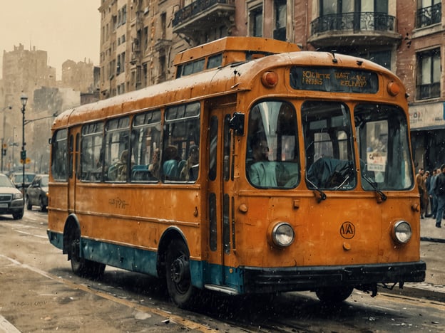 Auf dem Bild ist ein orangefarbener Bus zu sehen, der durch eine Stadt fährt. Neben dem Bus sind weitere Fahrzeuge und Menschen auf der Straße zu erkennen.

Wenn du nach China reist, hier einige nützliche Tipps für den Alltag:

1. **Öffentliche Verkehrsmittel nutzen**: Die U-Bahn und Busse in Großstädten sind effizient und preiswert. Lade dir eine Übersetzungs-App herunter, um dich bei der Navigation zurechtzufinden.

2. **Bargeld und mobile Zahlungen**: In vielen Geschäften wird Bargeld bevorzugt oder sogar nur mobile Zahlungen (wie WeChat Pay oder Alipay) akzeptiert. Stelle sicher, dass du dich mit diesen Zahlungsmethoden vertraut machst.

3. **Lokal essen**: Probiere unbedingt die Straßenküche! Sie bietet authentische Erfahrungen und oftmals die besten Gerichte zu günstigen Preisen.

4. **Sprache**: Obwohl viele jüngere Menschen Englisch sprechen, ist es nützlich, ein paar grundlegende chinesische Phrasen zu lernen. Das wird oft geschätzt und erleichtert die Kommunikation.

5. **Verhaltensregeln**: Sei respektvoll gegenüber lokalen Bräuchen und Traditionen. In vielen Kulturen in China spielt Höflichkeit eine große Rolle, also achte auf dein Verhalten.

6. **Verkehrsregeln**: Achte beim Überqueren der Straße auf den Verkehr, da Autofahrer oft nicht anhalten. 

Mit diesen Tipps bist du besser vorbereitet, um deine Reise nach China zu genießen!