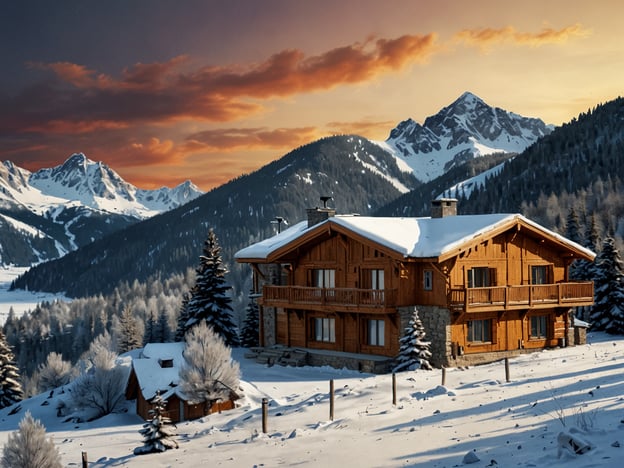 Auf dem Bild ist ein malerisches Chalet in einer schneebedeckten Winterlandschaft zu sehen, umgeben von Bergen und Bäumen. Es vermittelt eine gemütliche und einladende Atmosphäre.

Wenn du im Wallis übernachten möchtest, sind einige empfehlenswerte Unterkünfte:

1. **Chalet im Skigebiet Zermatt** – Bietet direkten Zugang zu den Pisten und eine traumhafte Sicht auf das Matterhorn.
2. **Hotel Crans Ambassador** – Ein luxuriöses Hotel in Crans-Montana mit Wellnessbereich und atemberaubender Bergsicht.
3. **Alpenhotel Fleurs de Zermatt** – Charmantes Hotel, ideal für Romantiker, mit traditionellem Ambiente und moderner Ausstattung.
4. **Berghotel Schatzalp** – Ein historisches Hotel in der Nähe von Davos, umgeben von Natur und ideal für Wanderungen.

Egal für welche Unterkunft du dich entscheidest, das Wallis bietet eine Vielzahl von Möglichkeiten für einen unvergesslichen Aufenthalt in den Alpen.