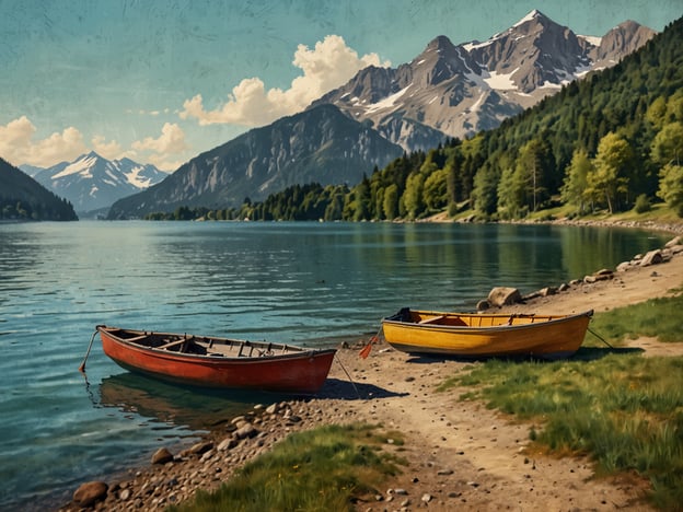 Auf dem Bild sind zwei Boote an einem ruhigen See zu sehen, umgeben von einer beeindruckenden Berglandschaft. In und um Lugano gibt es viele ähnliche Erlebnisse, die Natur und Wasseraktivitäten kombinieren. Man könnte beispielsweise:

1. **Bootfahren auf dem Luganersee**: Es gibt Möglichkeiten, Tret- oder Ruderboote zu mieten, um den See zu erkunden und die atemberaubende Aussicht zu genießen.

2. **Wandern in den umliegenden Bergen**: Die Region bietet zahlreiche Wanderwege mit unterschiedlichen Schwierigkeitsgraden, die zu wunderschönen Aussichtspunkten führen.

3. **Picknicks am Wasser**: Die Ufer des Luganersees sind ideal für entspannte Stunden im Freien, sei es mit einem Picknick oder einfach nur zum Entspannen.

4. **Schwimmen und Baden**: An mehreren Stellen rund um den See gibt es Freibäder oder natürliche Badestellen, die im Sommer sehr beliebt sind.

5. **Fahrradtouren**: Die Umgebung von Lugano ist ideal für Radfahrer, mit malerischen Routen entlang des Sees und durch den Wald.

Diese Aktivitäten bieten eine wunderbare Möglichkeit, die natürliche Schönheit von Lugano zu erleben.