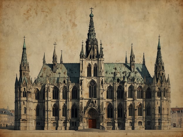 Auf dem Bild ist eine beeindruckende Kathedrale zu sehen, die wahrscheinlich die St. Veits-Kathedrale in Prag ist. Diese Sehenswürdigkeit ist ein absolutes Muss, wenn du Prag besuchst. Die Kathedrale ist ein herausragendes Beispiel gotischer Architektur und befindet sich im berühmten Prager Burgkomplex. 

Weitere Sehenswürdigkeiten, die du in Prag nicht verpassen solltest, sind die Karlsbrücke, die Prager Burg und der Alte Markt mit der astronomischen Uhr. All diese Orte bieten eine faszinierende Mischung aus Geschichte, Architektur und Kultur.