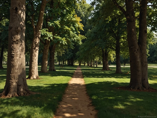 Auf dem Bild ist eine malerische Allee mit hohen Bäumen und einem schmalen Weg zu sehen, der durch eine grüne Wiese führt. Solche schönen Parkanlagen sind in vielen Städten zu finden. Hier sind einige Sehenswürdigkeiten, die Du nicht verpassen solltest, wenn Du einen ähnlichen Ort besuchst:

1. **Schlossparks** – Oftmals um historische Schlösser angelegt, bieten sie eine schöne Kulisse für Spaziergänge und Erholung.
  
2. **Botanische Gärten** – Hier kannst Du eine Vielzahl von Pflanzen und Bäumen entdecken, oft mit speziellen Themen oder Sammlungen.

3. **Stadtparks** – Ideal für ein Picknick, sportliche Aktivitäten oder einfach zum Entspannen in der Natur.

4. **Historische Alleen** – Diese oft von alten Bäumen gesäumten Wege sind perfekt für gemütliche Spaziergänge.

5. **Aussichtspunkte** – Einige Parks bieten Erhöhungen oder spezielle Orte mit schönen Ausblicken auf die Umgebung. 

Die Kombination aus Natur und Architektur macht solche Orte besonders reizvoll!