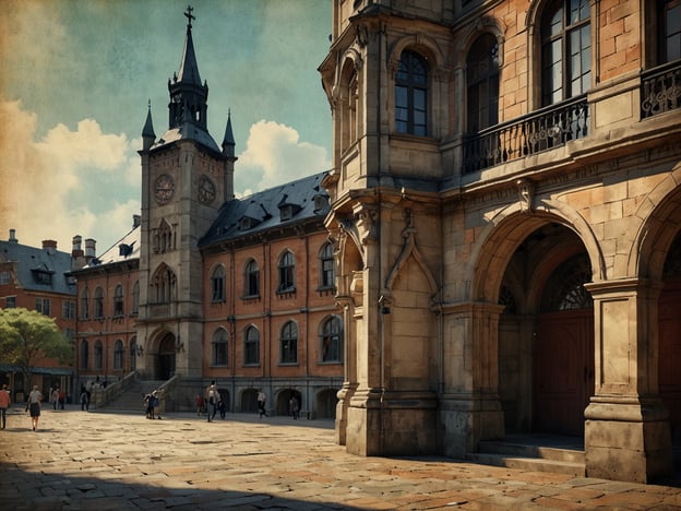 Auf dem Bild könnte das historische Rathaus von Breslau (Wrocław) zu sehen sein. Es ist eines der Hauptziele in der Stadt und bekannt für seine beeindruckende gotische Architektur. Die markante Uhr und die Türme sind charakteristisch für dieses Gebäude. Das Rathaus beherbergt auch ein Museum und liegt malerisch auf dem Marktplatz, der ebenfalls zu den Top-Sehenswürdigkeiten in Breslau zählt. Die Umgebung des Rathauses ist oft belebt und bietet viele Plätze zum Verweilen und Genießen der Atmosphäre.