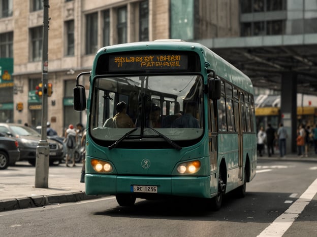 Auf dem Bild ist ein grüner Bus zu sehen, der durch eine Stadtstraße fährt, umgeben von anderen Fahrzeugen und Fußgängern. 

### Praktische Reisetipps für Varna:

1. **Öffentliche Verkehrsmittel**: Varna verfügt über ein gutes Netz öffentlicher Verkehrsmittel. Busse sind eine kostengünstige Möglichkeit, sich in der Stadt fortzubewegen. Achten Sie auf die angezeigten Routen und Fahrzeiten.

2. **Fahrkarten**: Kaufen Sie Fahrkarten im Voraus an Automaten oder Kiosken. Es ist wichtig, dass Sie Ihr Ticket validieren, um Geldstrafen zu vermeiden.

3. **Zu Fuß erkunden**: Viele Sehenswürdigkeiten in Varna sind zu Fuß erreichbar. Ein Spaziergang entlang der Strandpromenade oder durch den Stadtpark ist empfehlenswert.

4. **Lokale Küche**: Probieren Sie lokale Delikatessen in den kleinen Restaurants und Cafés. Die bulgarische Küche ist vielfältig und schmackhaft.

5. **Sicherheit**: Varna gilt als eine sichere Stadt, aber achten Sie dennoch auf Ihre Wertsachen, besonders in belebten Bereichen. 

Genießen Sie Ihren Aufenthalt in Varna!