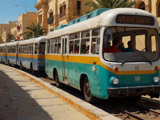 Auf dem Bild ist eine historische Straßenbahn oder ein Bus zu sehen, der auf einer Schiene fährt. Solche Verkehrsmittel sind oft Teil des kulturellen Erbes in Städten, die älter sind.

Hier sind einige Reisetipps für deinen Aufenthalt:

1. **Öffentliche Verkehrsmittel nutzen**: Nutze die Straßenbahn, um die Stadt zu erkunden. Es ist nicht nur günstig, sondern ermöglicht dir auch, die Umgebung besser zu genießen.

2. **Frühzeitig fahren**: Plane deine Fahrten frühzeitig, da die Städte oft viel Verkehr haben. So kannst du die Hauptstoßzeiten vermeiden.

3. **Stadtviertel erkunden**: Nutze die Haltestellen, um in verschiedenen Vierteln auszusteigen und die lokale Kultur, Restaurants und Geschäfte zu erleben.

4. **Kamera nicht vergessen**: Halte die Eindrücke und die Architektur entlang der Strecke fest. Es gibt oft viele schöne Fotomotive.

5. **Essen probieren**: Halte an einem der vielen Straßenstände, um lokale Snacks zu probieren. Oft bekommst du die besten Speisen direkt von den Einheimischen.

Viel Spaß bei deiner Reise!