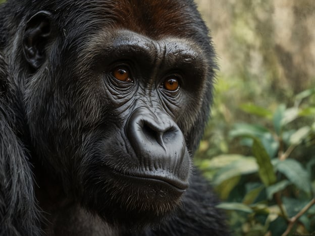 Auf dem Bild ist ein Gorilla zu sehen. Die lokale Gemeinschaft spielt eine entscheidende Rolle im Gorillenschutz, indem sie sich aktiv an den Schutzmaßnahmen beteiligt und das Bewusstsein für die Bedeutung der Artenvielfalt stärkt. Durch Bildungsinitiativen und nachhaltige Entwicklungsprojekte können Anwohner in den Erhalt der Lebensräume eingebunden werden. Ihre Unterstützung ist essentiell, um illegalen Wildtierhandel und Abholzung entgegenzuwirken, wodurch der Lebensraum der Gorillas gesichert wird. Engagement und Zusammenarbeit zwischen Naturschutzorganisationen und der Bevölkerung sind notwendig, um langfristigen Schutz für diese beeindruckenden Tiere zu gewährleisten.