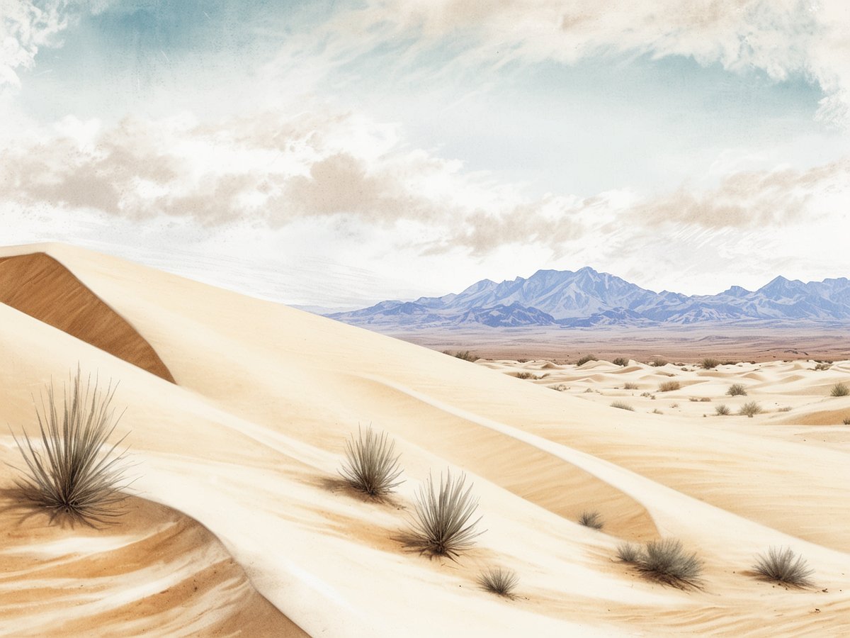 White Sands Nationalpark: Wellen von weißem Sand in atemberaubender Wüstenlandschaft