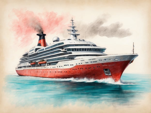 Auf dem Bild ist ein großes Kreuzfahrtschiff zu sehen, das majestätisch durch das Wasser fährt. Die Darstellung erinnert an die Ära der Luxusreise, ähnlich wie bei den Innovationsprojekten von Albert Ballin, einem visionären Unternehmer des späten 19. und frühen 20. Jahrhunderts. 

Ballin war der Geschäftsführer der Hamburg-Amerika Linie und revolutionierte den Passagierverkehr. Er führte moderne Luxuslinern ein, die nicht nur für den Transport, sondern auch für das Erlebnis des Reisens standen. Seine Schiffe waren mit Annehmlichkeiten ausgestattet, die ein komfortables und unvergessliches Erlebnis boten, ähnlich wie die Atmosphäre, die auf modernen Kreuzfahrtschiffen heute zu finden ist. 

Die Verbindung zwischen dem historischen Erbe von Ballin und dem dargestellten Schiff spiegelt den Fortschritt und die Entwicklung der Schifffahrtsindustrie wider, die er maßgeblich mitgestaltet hat.