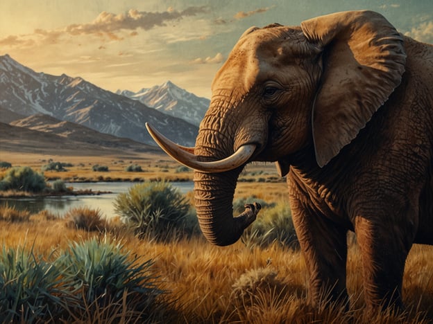 Auf dem Bild ist ein Elefant zu sehen, der in einer natürlichen Umgebung steht. Diese Art von Landschaft erinnert an die Umgebung der Viktoriafälle, wo die majestätische Natur mit zahlreichen Tieren, darunter Elefanten, verbunden ist. Die hügelige Szenerie, die Vegetation und möglicherweise ein Wasserlauf im Hintergrund bieten einen eindrucksvollen Eindruck der afrikanischen Wildnis. Die Viktoriafälle selbst sind ein spektakuläres Naturwunder, umgeben von einer reichen Tier- und Pflanzenwelt, die es wert ist, erkundet zu werden.