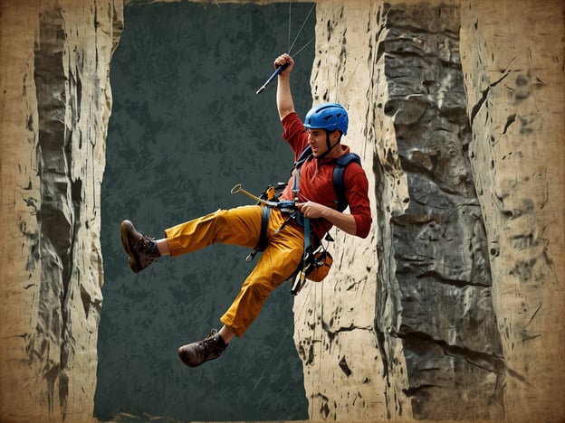 Auf dem Bild ist ein Mann zu sehen, der an einer steilen Felswand abseilt. Dies ist eine typische Aktivität für Abenteuerlustige und Adrenalinjunkies, die sich Herausforderungen in der Natur stellen möchten. Abseilen kombiniert Nervenkitzel mit Geschicklichkeit und ist oft Teil des Kletterns oder der Bergrettung. Solche Aktivitäten bieten ein unglaubliches Gefühl der Freiheit und das Adrenalin, das viele Abenteuerliebhaber suchen.