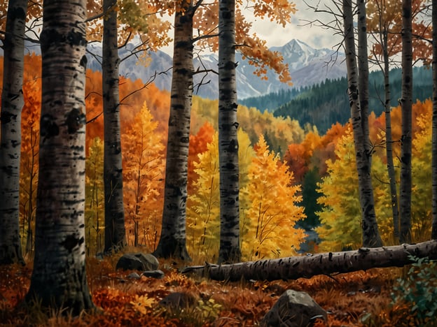 Auf dem Bild ist eine herbstliche Waldlandschaft zu sehen, geprägt von bunten Laubbäumen in verschiedenen Gelb- und Orangetönen, die typische Farben des Herbstes darstellen. Im Hintergrund sind Berge zu erkennen, was die malerische Kulisse vervollständigt.

Hier sind einige Tipps für das ideale Herbstwandern:

1. **Die richtige Kleidung**: Trage Schichten, um dich an wechselnde Temperaturen anzupassen. Eine winddichte Jacke ist besonders wichtig.

2. **Stabile Schuhe**: Investiere in gute Wanderschuhe, die auch rutschfest sind, da Laub den Boden glatt machen kann.

3. **Frühzeitige Planung**: Informiere dich über die Wanderstrecke und die Wettervorhersage. So bist du besser auf unerwartete Bedingungen vorbereitet.

4. **Frische Luft und Pausen**: Genieße die frische Luft und lege regelmäßig Pausen ein, um die Aussicht und Farben der Natur bewusst zu erleben.

5. **Natur respektieren**: Hinterlasse keinen Müll und respektiere die Tierwelt. Halte Abstand zu Tieren und störe deren Lebensraum nicht.

Nutze die Gelegenheit, die Schönheit des Herbstes bei einem Spaziergang in der Natur zu genießen!