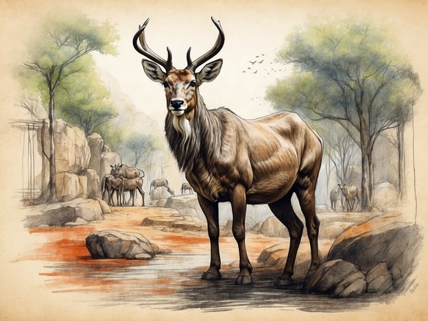 Auf dem Bild ist ein Antilope zu sehen, die in einer natürlichen Landschaft steht. Diese Tiere sind oft Teil von Zoos wie dem Opel-Zoo, der sich auf Natur- und Artenschutz fokussiert. 

Der Opel-Zoo spielt eine wichtige Rolle im Schutz bedrohter Tierarten und fördert das Bewusstsein der Besucher für die Herausforderungen, denen viele Arten gegenüberstehen. Durch gezielte Zuchtprogramme und Bildungsinitiativen trägt der Zoo zur Erhaltung biologischer Vielfalt bei und fördert den Schutz von Lebensräumen in freier Wildbahn. Zoos wie der Opel-Zoo leisten somit einen wertvollen Beitrag zum globalen Naturschutz, indem sie Tiere in einem natürlichen Umfeld präsentieren und die Menschen für die Bedeutung der Artenvielfalt sensibilisieren.