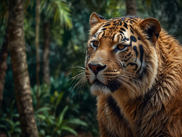 Auf dem Bild ist ein majestätischer Tiger zu sehen. Diese faszinierenden Tiere sind große Raubkatzen, die für ihr gestreiftes Fell und ihre beeindruckende Präsenz bekannt sind. Im Belize Zoo finden Besucher viele Arten von Tieren, die in der Region heimisch sind, und der Tiger ist sicherlich einer der Höhepunkte. Erlebt man die Schönheit und Kraft dieses Tieres, wird deutlich, warum der Tiger oft als Symbol für Wildnis und Erhabenheit gilt.