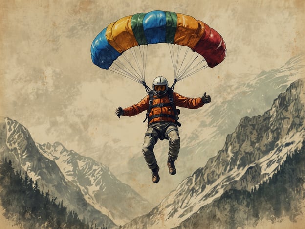 Auf dem Bild ist ein Paraglider zu sehen, der durch die Luft schwebt. Diese Aktivität sorgt definitiv für einen Adrenalinkick! Paragliding ermöglicht es dir, die Freiheit des Fliegens zu erleben und die atemberaubende Aussicht auf die Landschaft zu genießen. Es ist eine aufregende Möglichkeit, die Natur zu erkunden und dabei den Adrenalinspiegel in die Höhe zu treiben. Solche Abenteuer in der Luft, sei es durch Fallschirmspringen oder Gleitschirmfliegen, lassen das Herz schneller schlagen und bringen einen echten Nervenkitzel mit sich!