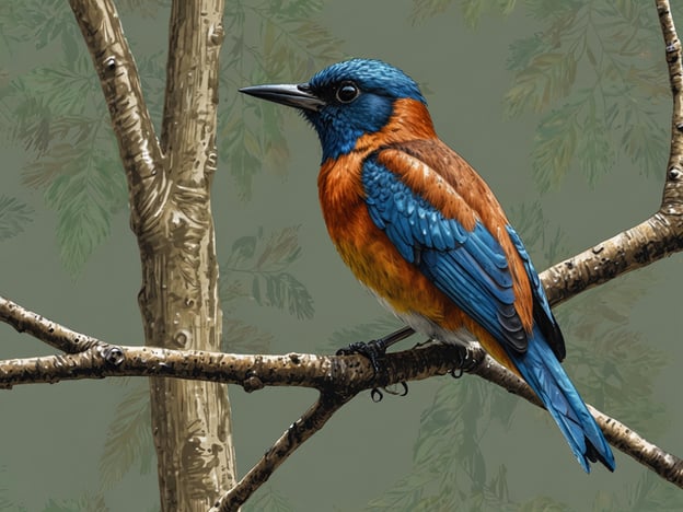 Auf dem Bild ist ein [[Vogel]] zu sehen, der lebhaft gefärbt ist, mit leuchtend blauen und orangefarbenen Federn. Er sitzt auf einem Ast und ist Teil einer natürlichen Umgebung.

**Praktische Tipps für angehende Vogelbeobachter:**

1. **Beobachtungsplatz wählen:** Wählen Sie einen ruhigen Ort in der Natur, wo Vögel häufig anzutreffen sind. Flüsse, Seen und Parks sind gute Optionen.

2. **Ausrüstung:** Verwenden Sie ein Fernglas oder ein Teleskop, um Vögel aus der Ferne zu beobachten, ohne sie zu stören.

3. **Leise sein:** Reduzieren Sie Geräusche, um die Vögel nicht zu verscheuchen. Sprechen Sie ruhig und bewegen Sie sich langsam.

4. **Notizbuch führen:** Halten Sie Beobachtungen in einem Notizbuch fest, inklusive Datum, Ort, und Arten, die Sie gesehen haben.

5. **Vogelfutterstellen:** Installieren Sie Futterhäuschen in Ihrem Garten, um Vögel anzulocken und sie aus der Nähe zu beobachten.

6. **Vogelstimmen lernen:** Hören Sie sich Vogelstimmen an, um bei der Identifikation der Arten zu helfen. Apps können nützlich sein.

7. **Humor und Geduld:** Seien Sie geduldig. Manchmal braucht es Zeit, um Vögel zu entdecken. Genießen Sie den Prozess!